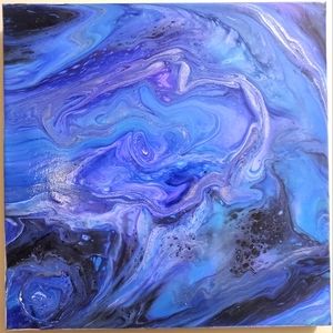 12x12 Fluid Art
